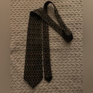 ZIGGURAT Mens 100% Silk TIE Brown Tan